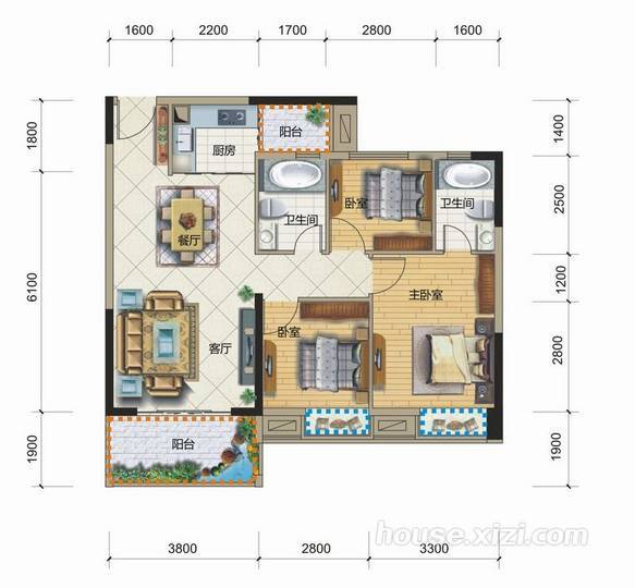 华邦首府户型图_惠州楼市头条