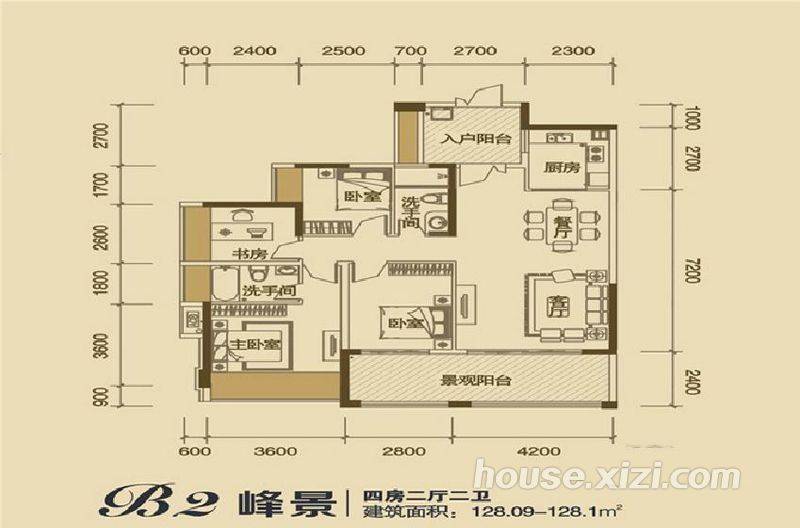 德威朗琴湾户型图_西子