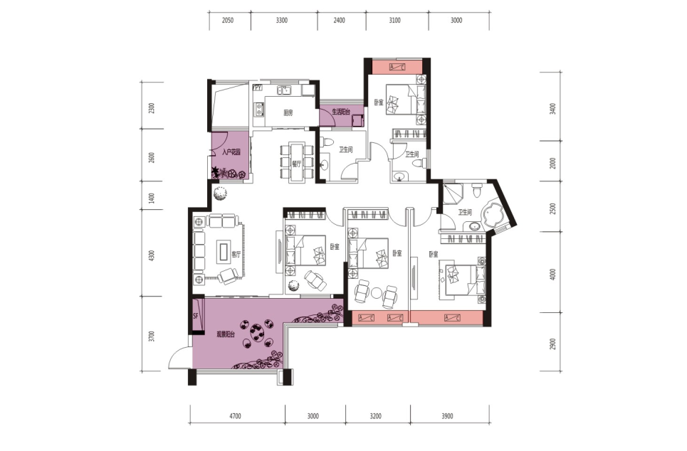 江滨华府户型图_惠州楼市头条