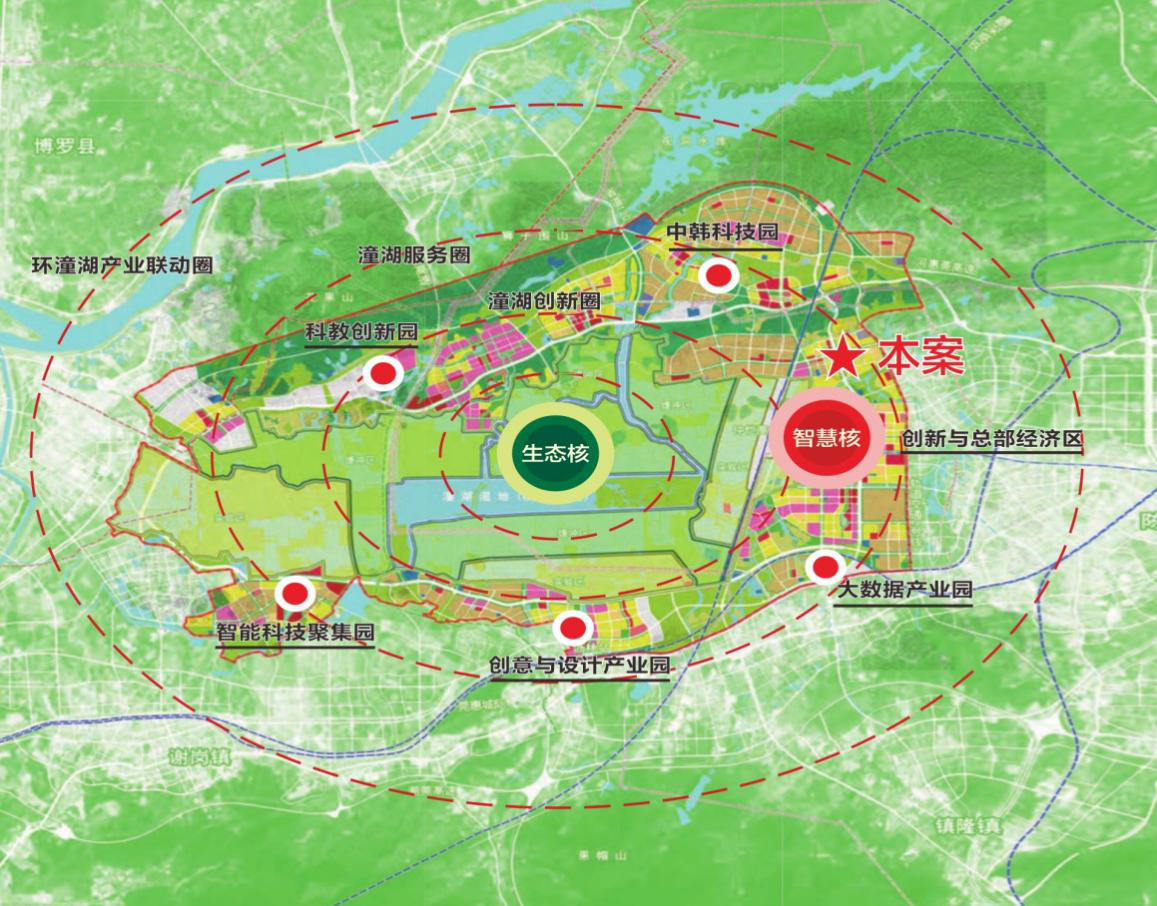 奥园冠城是奥园匠心力作,位于惠州潼湖生态智慧区内,建面约46万