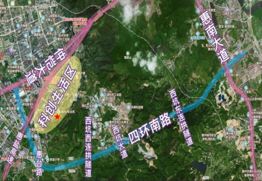 宏益公园里|惠州四环南路年底力争实现主线贯通,一路直达金山湖
