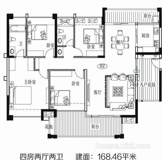 水映山 戶型1